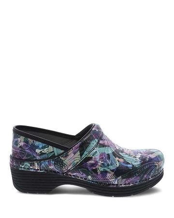 Sabots Dansko LT Pro Watercolor Tooled Femme Multicolore | FR 718YXF